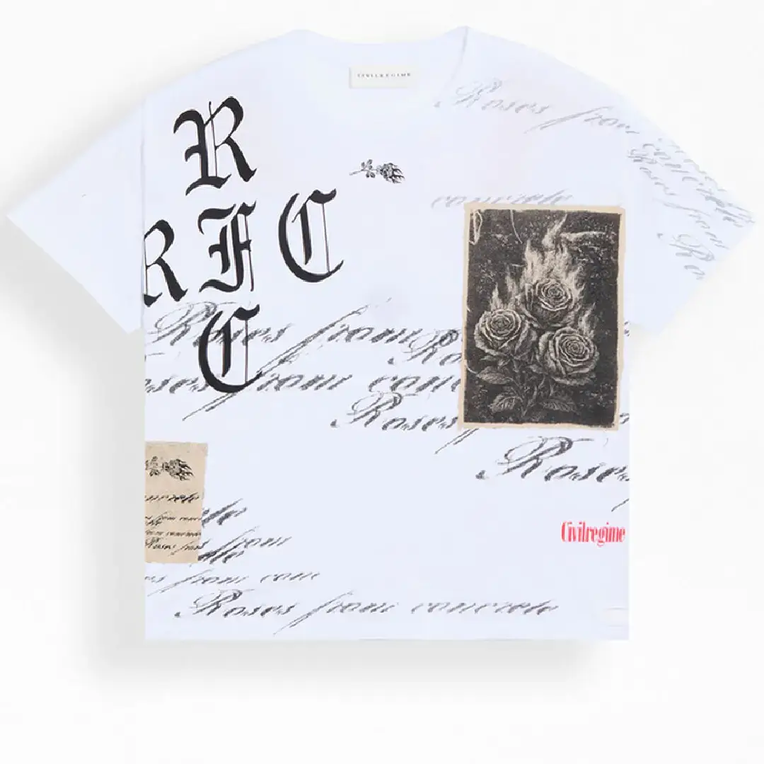 Civil Eternal Rose T-Shirt Detail View
