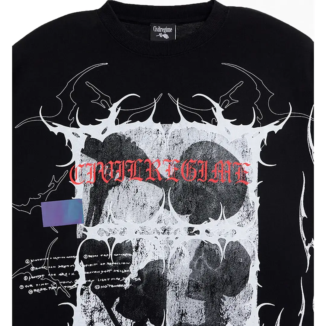 Civil February Skies T-Shirt Back View