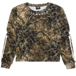 Civil Hostility Camo Long Sleeve T-Shirt Front View