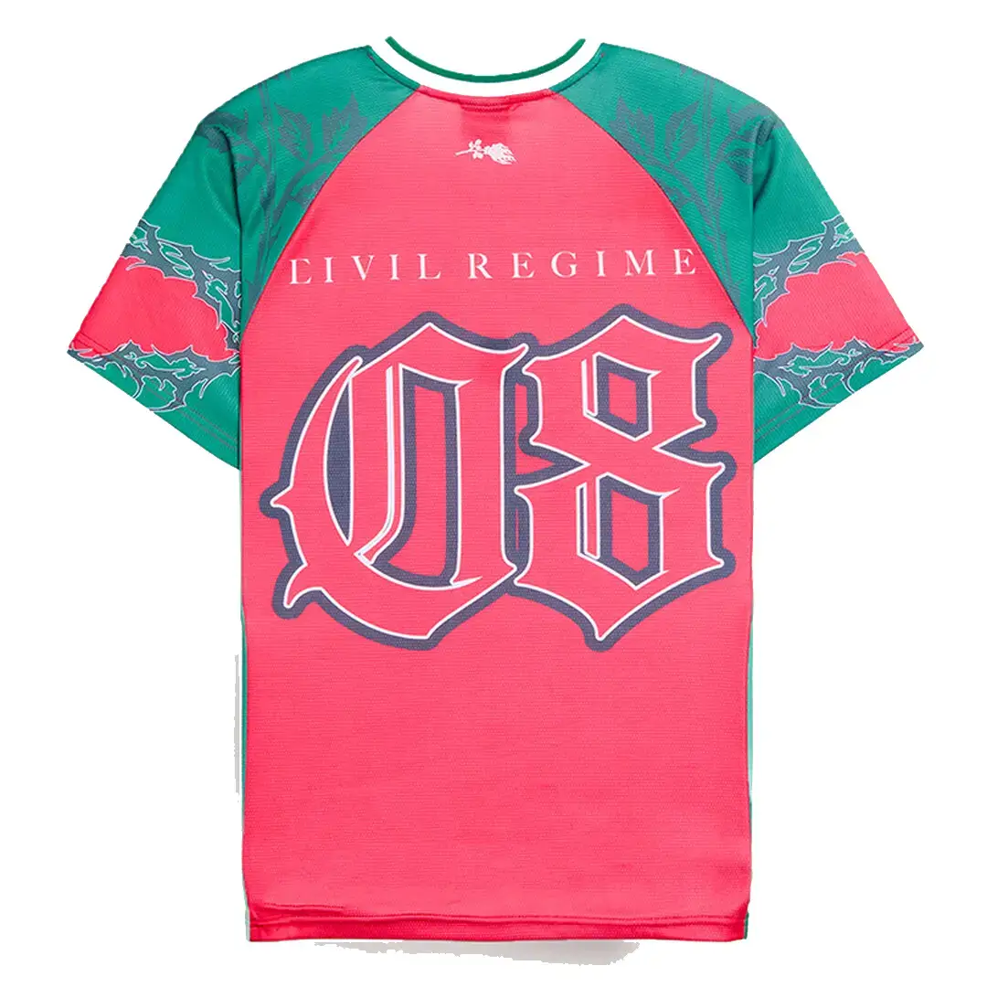 Civil Mysterio Short Sleeve Soccer Jersey Detail View