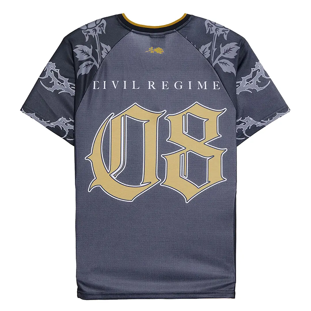 Civil Penta Short Sleeve Soccer Jersey Detail View