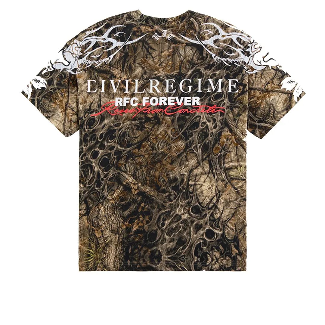 Civil RFC Forever Camo T-Shirt Front View
