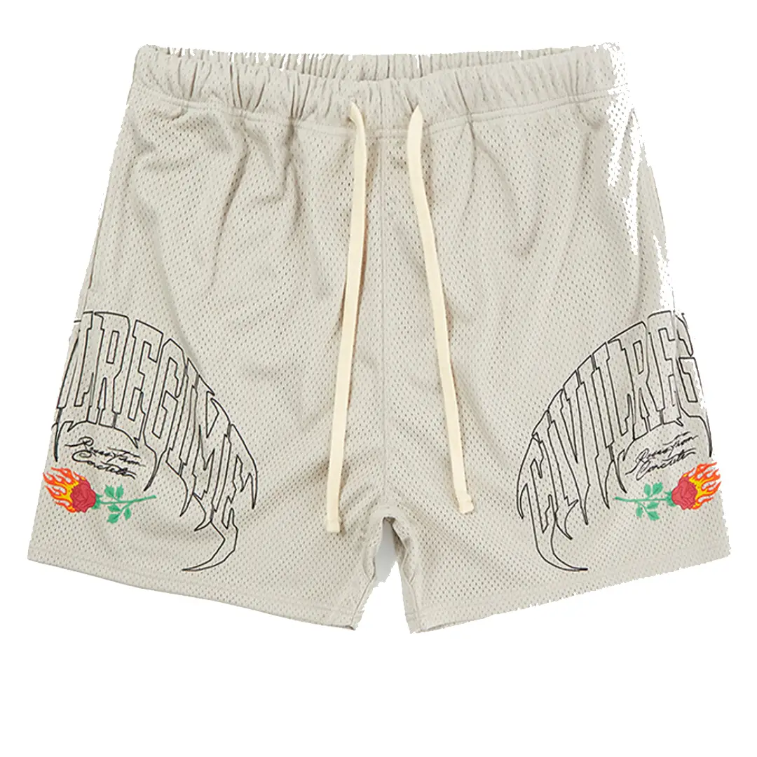 Civil Rose In Claws Mesh Basketball Shorts Front View
