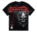 Civil Skull Spike T-Shirt Front View
