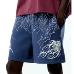 Civil Thorns Of The Stem Fleece Sweat Shorts Front View