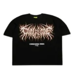 Makimas Rampage American Classic Oversized Tee in Black Front View