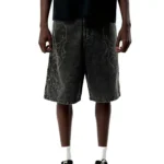 New ProjeCivil Hostile Bloom Baggy Denim Jorts Front Viewct (15)