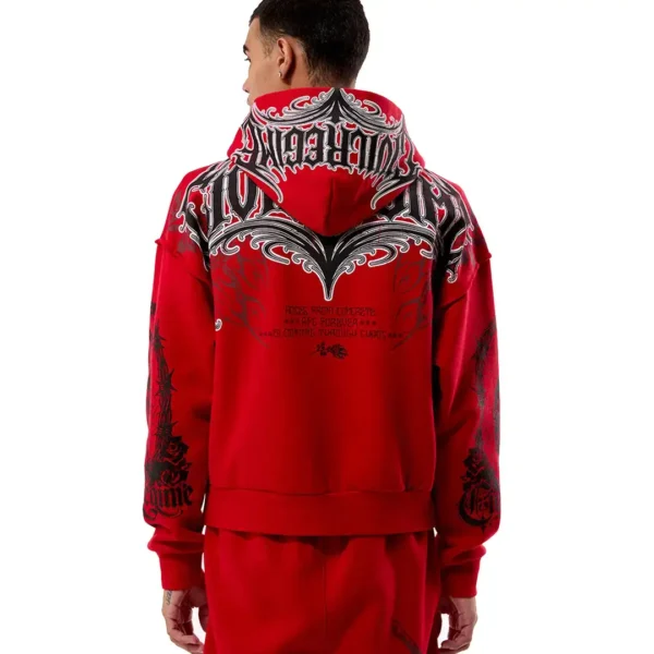 Civil Bloom & Conquer Zip Up Hoodie Detail View