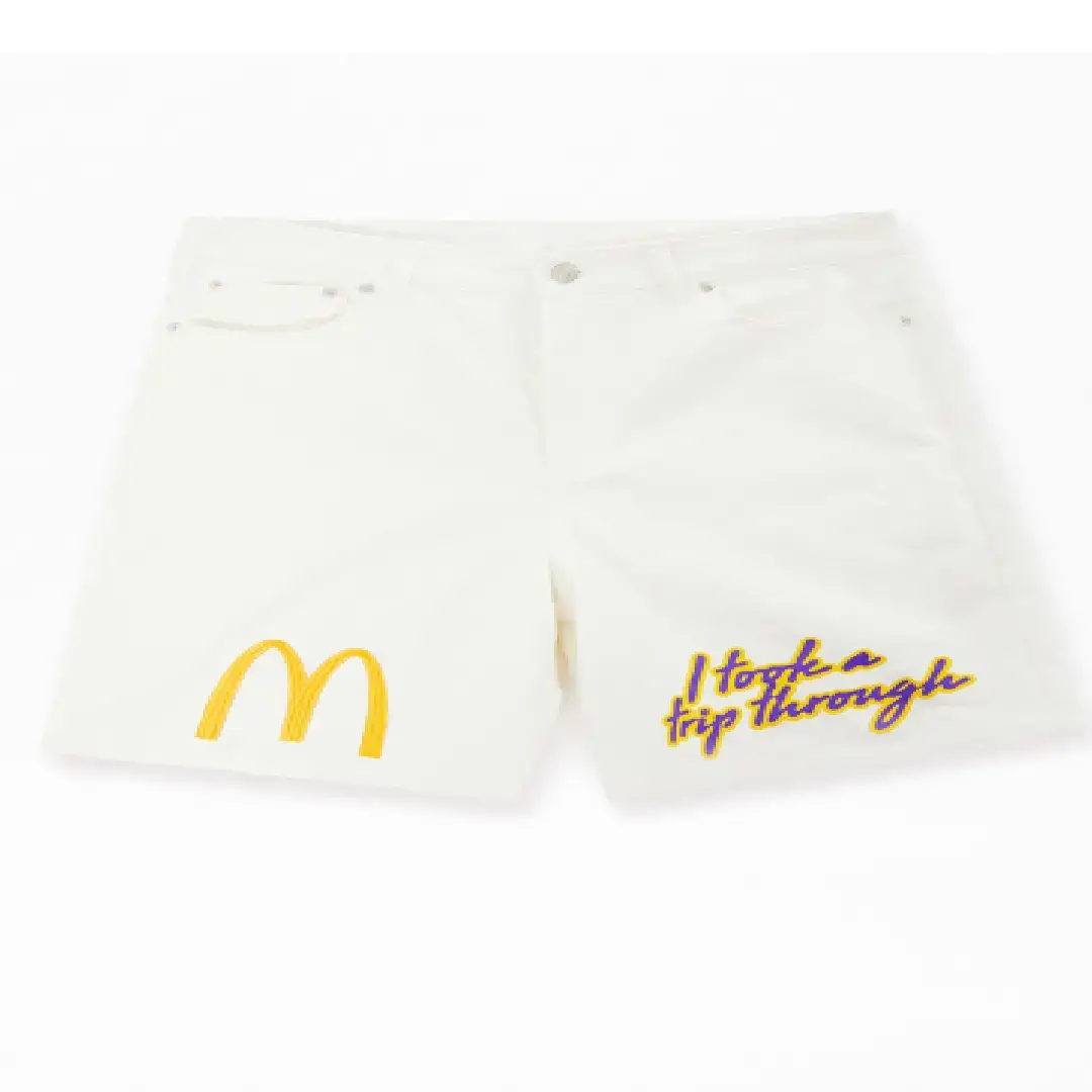McDonaldland Trip Baggy Denim Shorts Front View